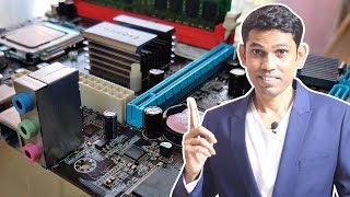 What is Motherboard in Hindi  Computer Motherboard Parts with detail Explanation [upl. by Charleton]