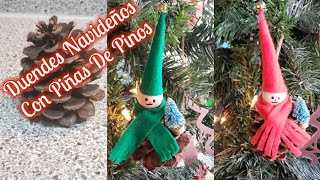 DUENDES NAVIDEÑOS CON PIÑAS DE PINOS🌲 [upl. by Arch547]