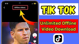 How To Tik Tok Offline Video DownloadTik Tok 200 Offline Video Downloadtiktok [upl. by Nahem]