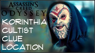 How to get the Cultist Clue in Korinthia  Assassins Creed Odyssey [upl. by Adnuahsar]