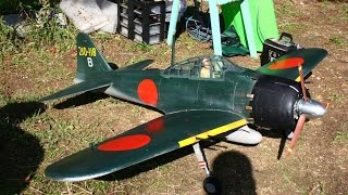 RC A6M Zero Cmpro  ARF makeovers [upl. by Azerila163]