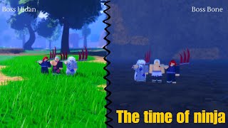 Hidan  Bone Location Drop The time of ninja roblox [upl. by Nonnahsed]