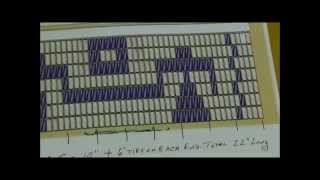 How to Make a Wampum Belt part 2 [upl. by Noerb]