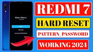 Redmi 7 Hard Reset  PatternPassword Unlock  Redmi Ka Lock Kaise Tode  All Redmi Hard Reset [upl. by Avilo702]