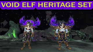 Void Elf Heritage of the Rendorei Set  World of Warcraft [upl. by Ferdie565]