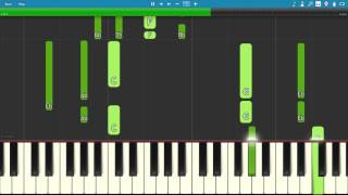 Andre Hazes  De Vlieger PIANO TUTORIAL SYNTHESIA [upl. by Rich]