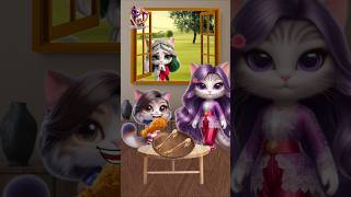 poor cat is hungry lets feed it shorts cat kartun cocomelon cute animation talkingtom toys [upl. by Girardo]