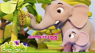 ചാഞ്ചാടുണ്ണി ചരിഞ്ഞാട്  Chanjadunni Charinjadunni  Animation Song  Elefaanty Malayalam [upl. by Lusa560]