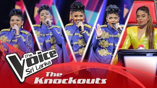 Vidumini Rathnayake  Ayarin Josapin  Viyole  The Knockouts  The Voice Sri Lanka [upl. by Anigar860]