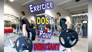 Exercice dos pour débutant en musculation [upl. by Clementine]