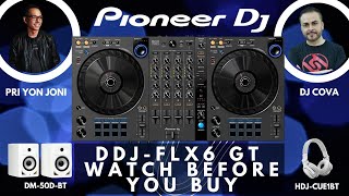 Pioneer DJ DDJ FLX6 GT Controller FLX 6 GT Review DM50DBT  HDJCUE1 BT [upl. by Wieche]