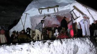 Crèche vivante Noël 2011 à Bessans HauteMaurienne Vanoise Savoie MontBlanc [upl. by Kathe961]