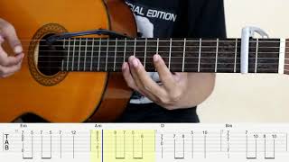 Lily  Alan Walker  Fingerstyle Guitar Cover  Tutorial TAB [upl. by Anelav]