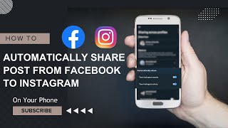 How to Automatically Share Post from Facebook to Instagram [upl. by Sarnoff722]