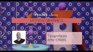 Motion Graphics Tipografía en After Effects  TRAZOS eLearning Píldoras [upl. by Ised]