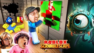 Roblox Scramblescape Unscramble Art to Survive the Entity FGTeeV Family Escape Gameplay [upl. by Anillehs]