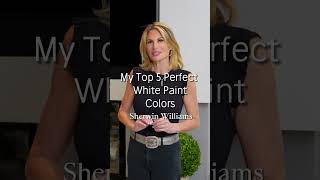 🎨 My Top 5 Perfect White Paint Colors from Sherwin Williams Love this Share it with a friend and S [upl. by Abernathy979]