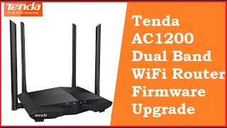 Tenda AC1200 Dual Band WiFi Router Offline firmware upgrade [upl. by Desiri]