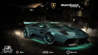 nfs most wanted  Lamborghini Murcielago LP6404 Extra Customization amp Gameplay 1080p HD [upl. by Ahsiyn]