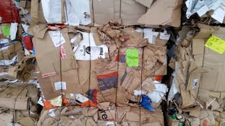 How Much Do They Pay For A Bale Of Cardboard At A Recycling Company [upl. by Elraet]