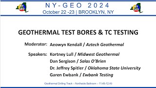 Geothermal Test Bores and Thermal Conductivity Testing [upl. by Yellah]