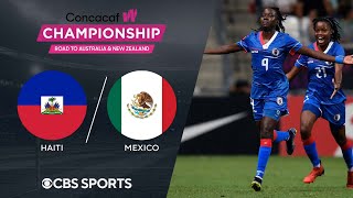 Haiti vs Mexico Extended Highlights  CONCACAF W Championship  CBS Sports Attacking Third [upl. by Tillford]