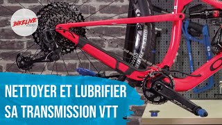 Tuto VTT  Nettoyer entretenir et lubrifier sa transmission [upl. by Immaj]