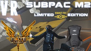 SubPac M2 350 Limited Edition Subwoofer Backpack for VR music and gaming Elite Dangerous VR [upl. by Dukey]