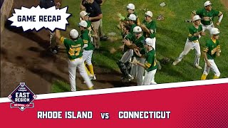 Game Highlights Rhode Island defeats Connecticut  Little League Baseball Metro Region Tournament [upl. by Atinav152]