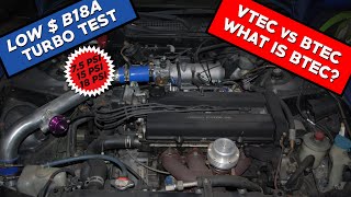 LOW  TURBO HONDA B18A NON VTEC TURBO [upl. by Magena842]