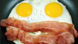 HOW TO COOK BACON AND EGGS  Gregs Kitchen [upl. by Aidas888]