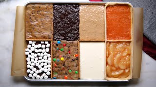 8 Desserts in 1 Sheet Tray [upl. by Nehtanoj]