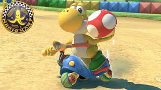 Mario Kart 8 Deluxe  Mirror Banana Cup Yellow Yoshi Gameplay [upl. by Tnilk]