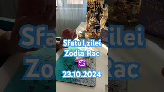 Sfatul zileizodia Rac ♋️ tarot zodii horoscop zodie cariera love rac [upl. by Balfour]