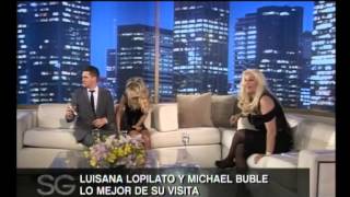 Lo mejor de Luisana Lopilato y Michael Buble  Susana Gimenez [upl. by Eadrahs]