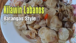 Kilawin Labanos Batangas Style [upl. by Arbrab]