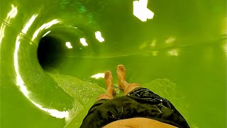 The Black Hole Waterslide at Center Parcs De Eemhof Netherlands [upl. by Adama]