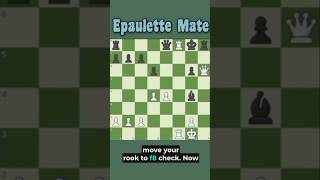 Master The Epaulette Mate in Chess🤯 chesscom chess proplayer chessgame grandmaster [upl. by Lowis445]