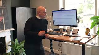 Flomotion SitStand Desk Review  Customer Testimonial with Neil [upl. by Inaleon]