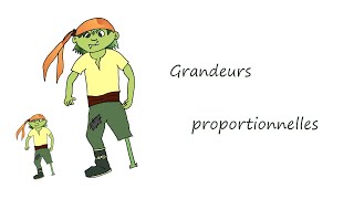 Grandeurs proportionnelles [upl. by Deryl]