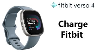 How To Charge Fitbit Versa 4 [upl. by Durward]