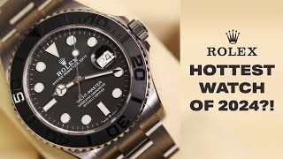 LIGHTEST ROLEX EVER NEW TITANIUM YACHTMASTER REVIEW [upl. by Eiser614]