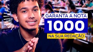 REDAÇÃO NOTA MIL – ARENA ENEM  UNINASSAU [upl. by Eileek]