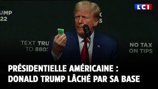 Présidentielle américaine  Donald Trump lâché par sa base [upl. by Etoile229]