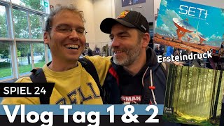 SPIEL Essen 2024  Cron getroffen Ersteindrücke Black Forest amp Seti – Vlog Tag 1 amp 2 [upl. by Dam]