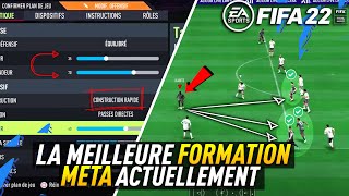 TUTO FIFA 22  La MEILLEURE FORMATION DU MOMENT  TACTIQUES PERSO  412122 META UPDATE [upl. by Peppy]