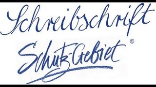 Die Bedeutung der Schreibschrift [upl. by Fendig156]