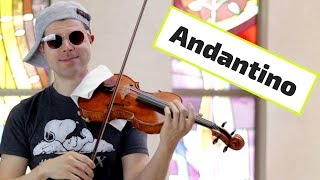 Andantino  Suzuki Violin Book 1 [upl. by Joyan616]