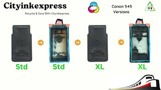 How to refill a Canon 545 Black ink cartridge [upl. by Gnidleif]