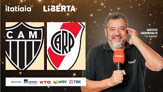 ATLÉTICO X RIVER PLATE AO VIVO NA ITATIAIA  REACT DA COPA LIBERTADORES 2024  22102024 [upl. by Isdnil]